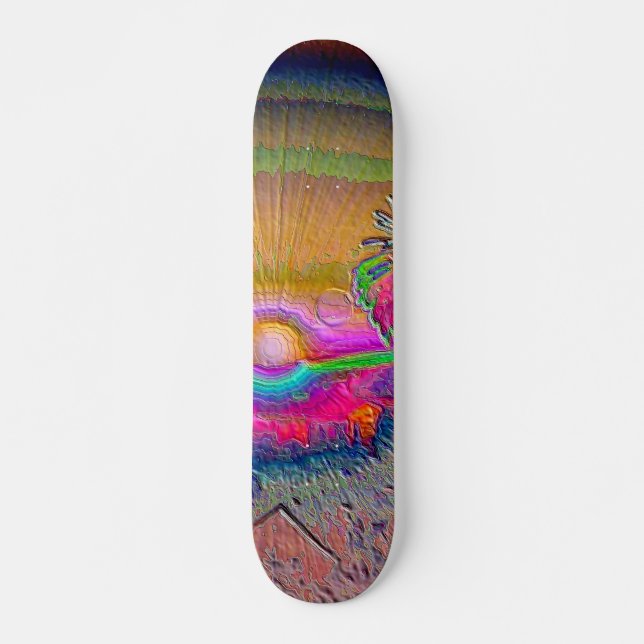 Silverlake Sunset 1 Skateboard (Front)