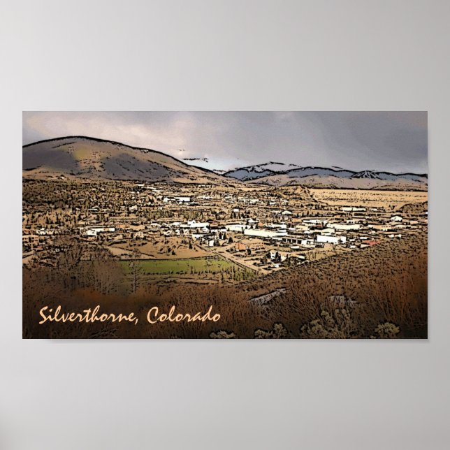 Silverthorne Colorado poster pittoresque ville de  (Devant)