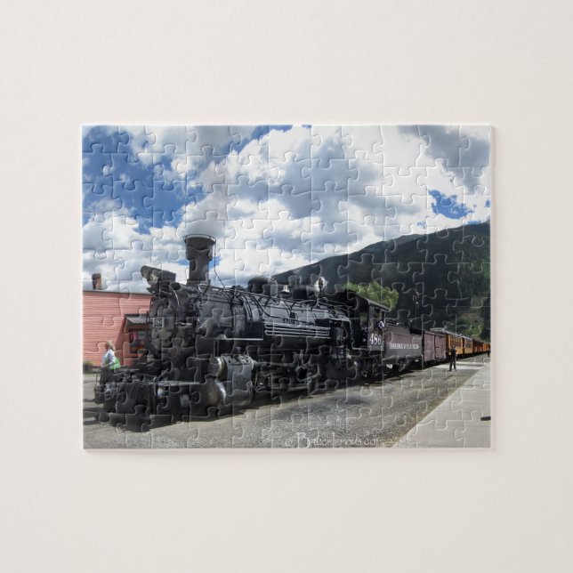 Silverton Colorado Narrow Guage Train Jigsaw Puzzle (Horizontal)