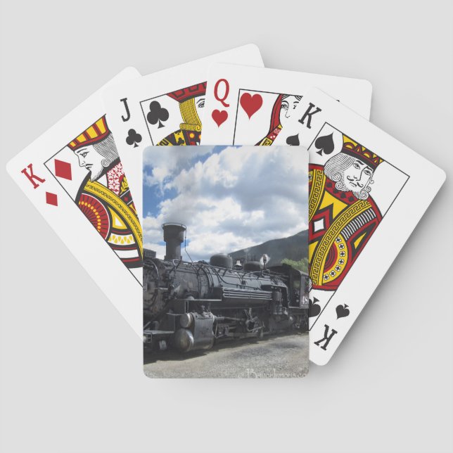 Silverton Colorado Narrow Guage Train Playing Cards (Back)