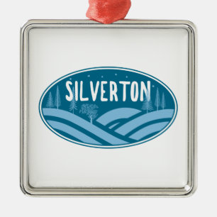 Silverton Colorado Outdoors Metal Ornament