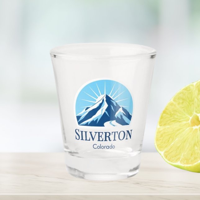Silverton Mountain Colorado ski Shot glass (Creator Uploaded)