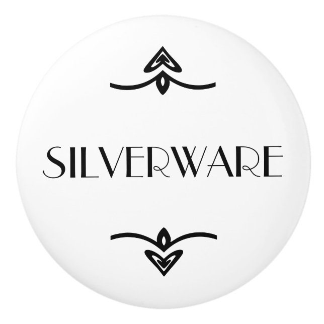 SILVERWARE CERAMIC KNOB (Front)