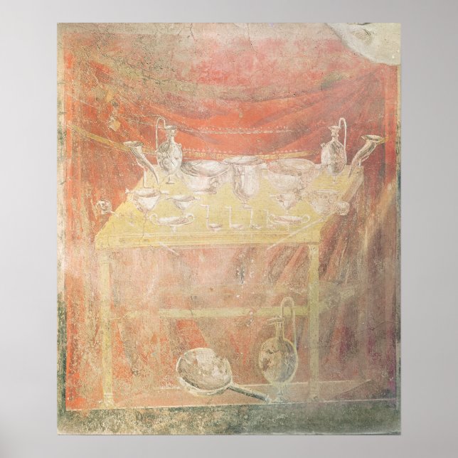 Silverware on a table poster (Front)