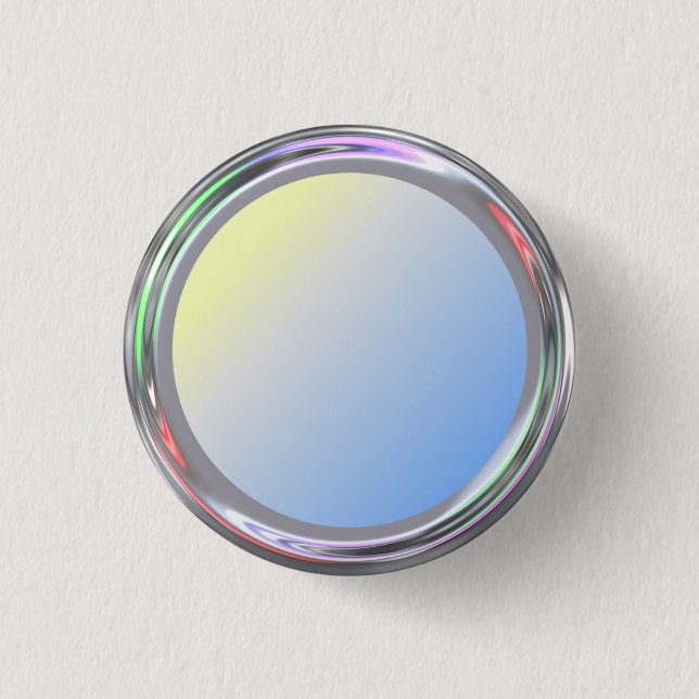 Silvery button for text, logo, image (Front)