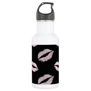Silvery Pink Kisses 532 Ml Water Bottle