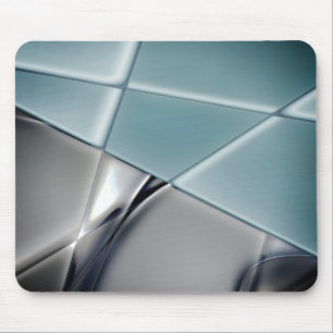 Silvery rectangle trapezoids changeable background mouse pad