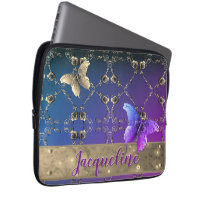 Silvery Roses Purple Gradient w/Name