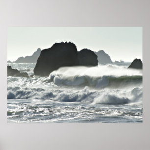 Silvery Sea Poster