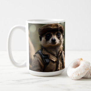 Silvester The Meerkat, I Am The War Coffee Mug
