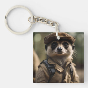 Silvester The Meerkat, I Am The War Keychain
