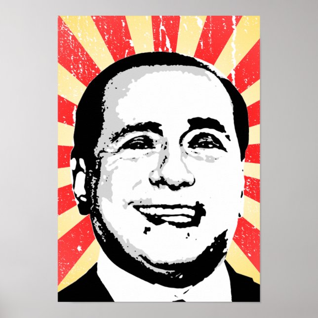 Silvio Berlusconi Poster (Front)