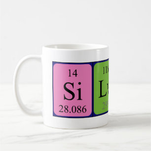 Silvio periodic table name mug