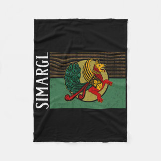 Simargl Paganism Dog Nordic Ancestry National Russ Fleece Blanket