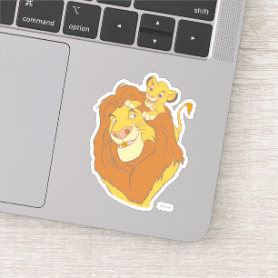 Simba Climbing Mufasa