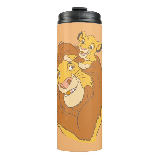 Simba Climbing Mufasa Thermal Tumbler (Front)