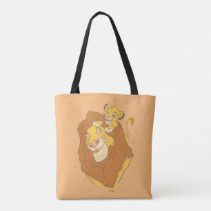 Simba Climbing Mufasa Tote Bag