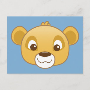 Simba Emoji Postcard