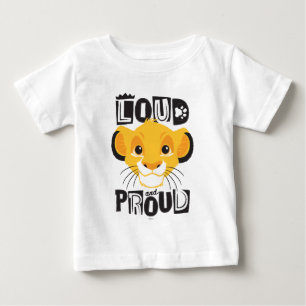Simba   Loud And Proud Baby T-Shirt