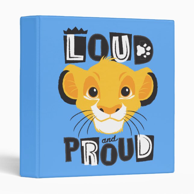 Simba | Loud And Proud Binder (Front/Spine)