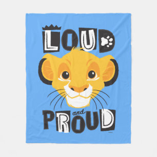 Simba   Loud And Proud Fleece Blanket