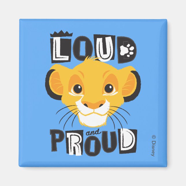 Simba | Loud And Proud Magnet (Front)