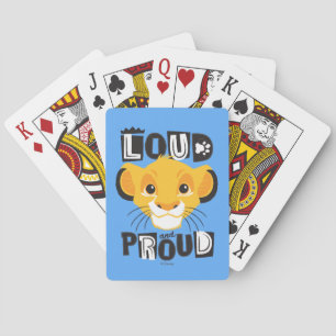 Simba   Loud And Proud Playing Cards