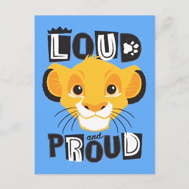 Simba | Loud And Proud Postcard (Front)