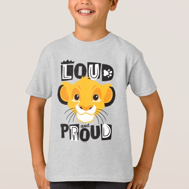 Simba | Loud And Proud T-Shirt (Front)