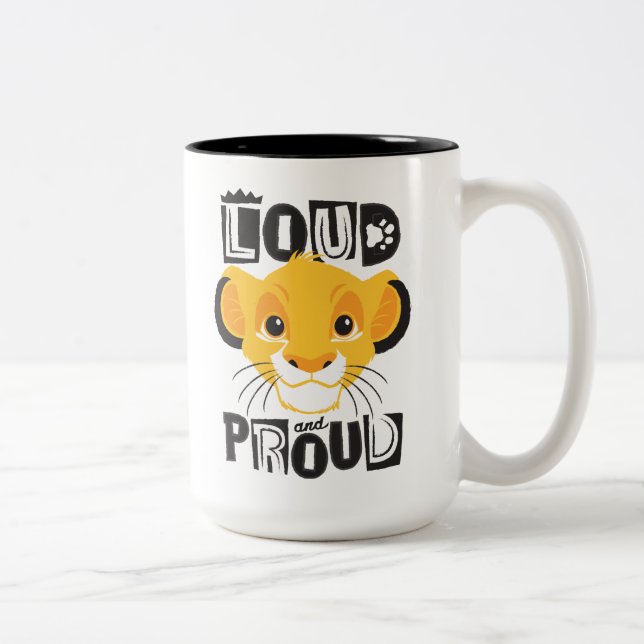 Simba | Loud And Proud Two-Tone Coffee Mug (Right)