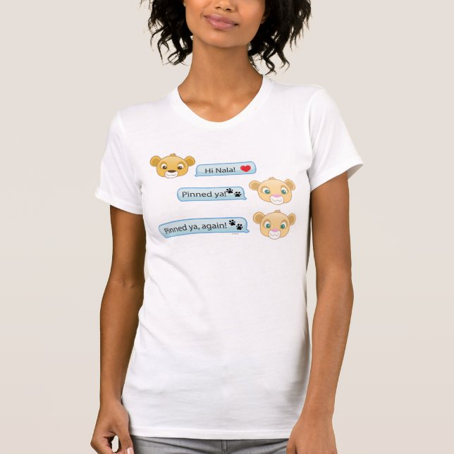 Simba Nala Conversation 2 T-Shirt (Front)