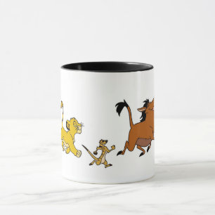 Simba, Timon, and Pumba Disney Mug