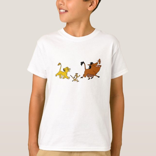 Simba, Timon, and Pumba Disney T-Shirt (Front)
