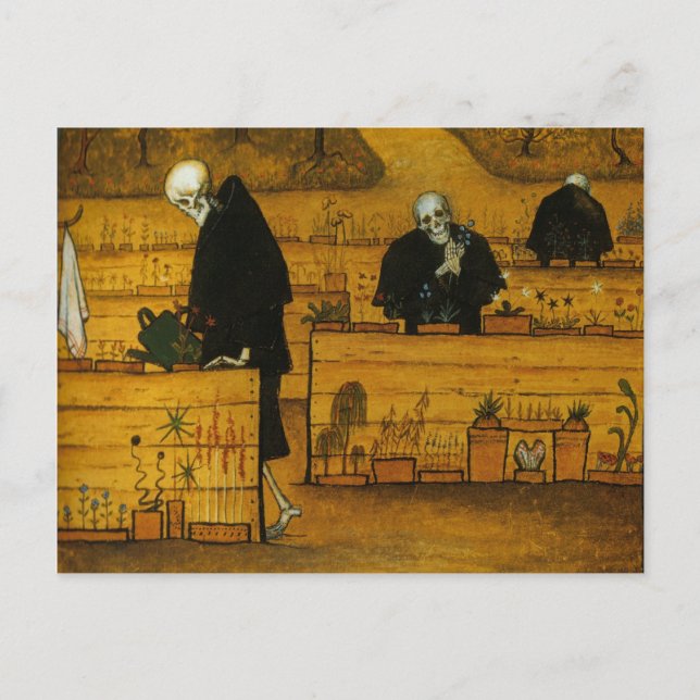 Simberg’s Garden of Death postcard (Front)