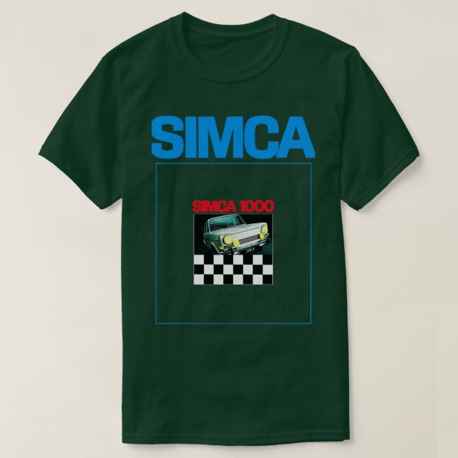 SIMCA 1000 BROCHURE T-Shirt (Design Front)