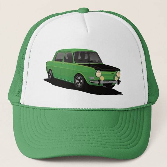 Simca 1000 Rallye | 9 car colour options Trucker Hat (Front)