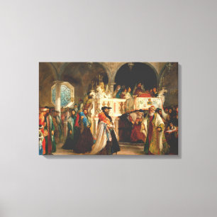 Simchat Torah by Solomon Hart - Circa 1850 Canvas Print