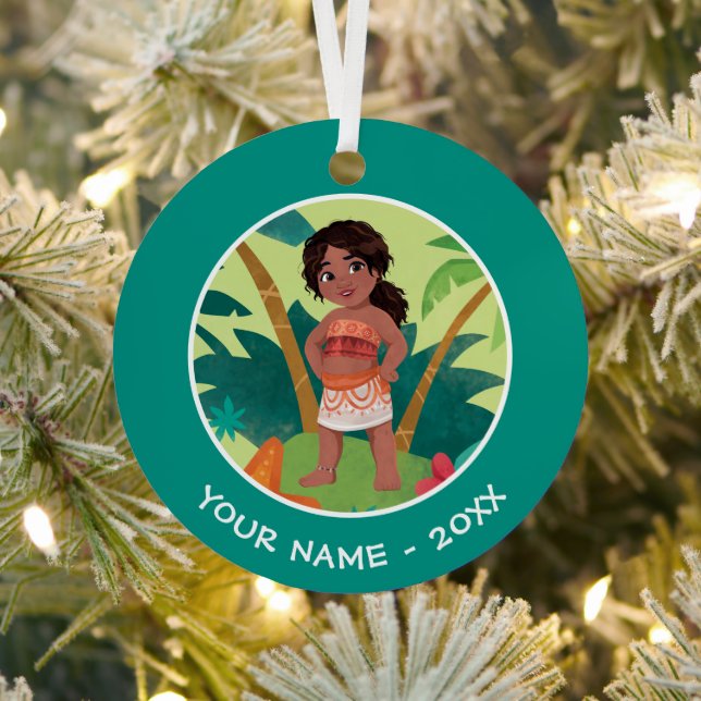 Simea Island Graphic Metal Ornament (Insitu)