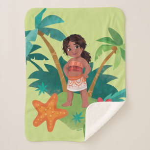 Simea Island Graphic Sherpa Blanket