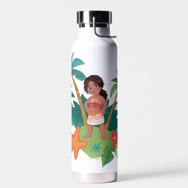 Simea Island Graphic Water Bottle (Left)