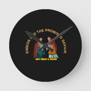 SIMEON AND THE PROMISED SAVIOR ROUND CLOCK