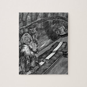 Simeon Skateboard Selfie Jigsaw Puzzle