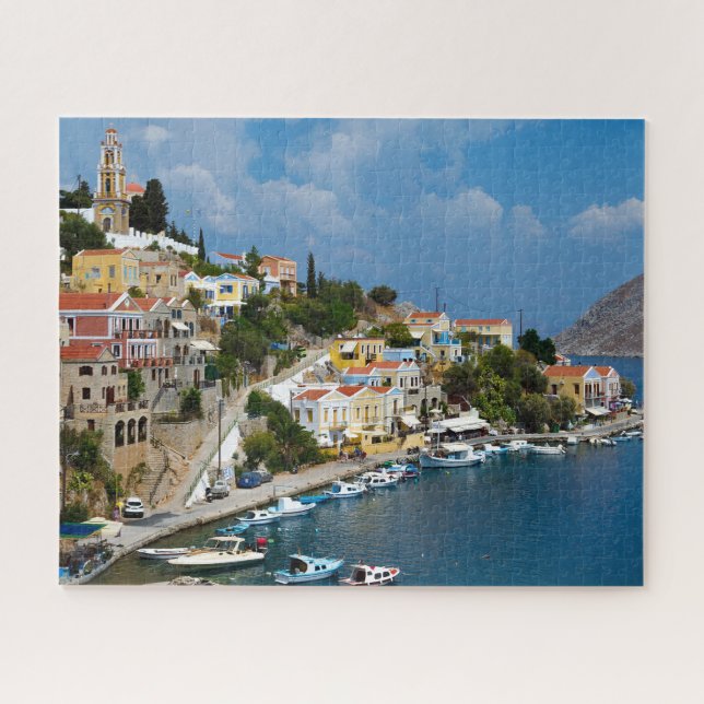 Simi Greek Island Puzzle (Horizontal)