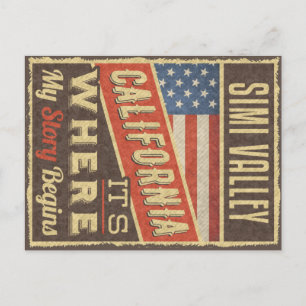 Simi Valley California Postcard