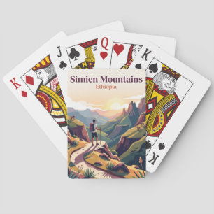 Simien Mountains Ethiopia Playing Cards