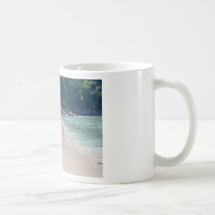 Similan White sand beach and turquoise blue sea Coffee Mug