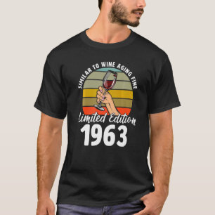 Similar to Wine Aging Fine Born In 1963 59th Retro T-Shirt