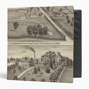 Simmon's Prairie Farm, Kenosha Water Cure Binder