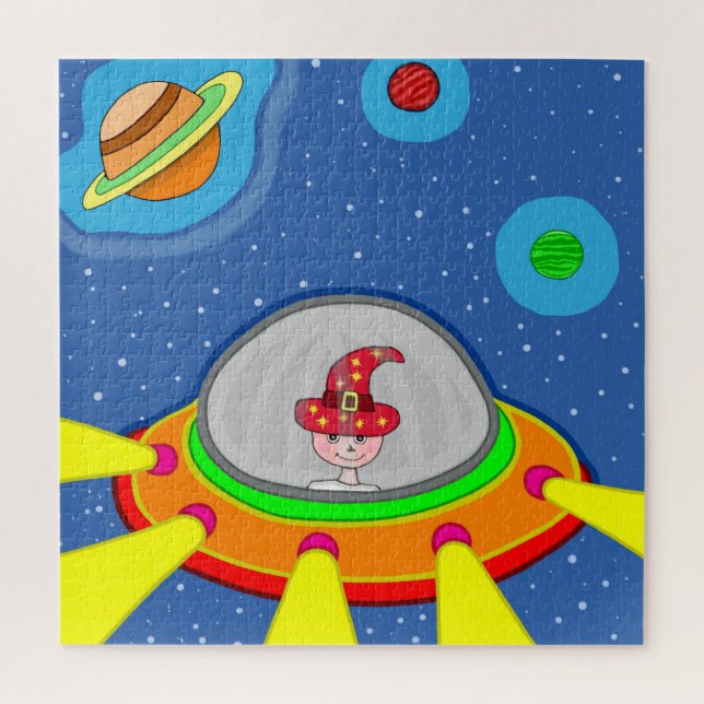 Simon and his Spaceship Jigsaw Puzzle (Vertical)