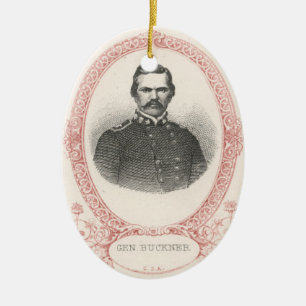 Simon Bolivar Buckner Ceramic Ornament